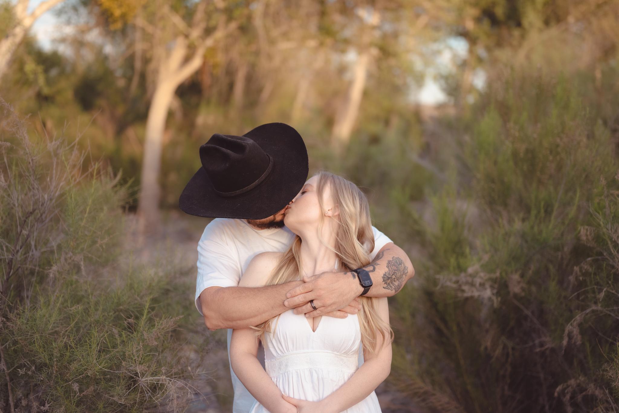 Kaitlyn & Daniel's Rio Verde River Engagement Session in Rio Verde, Arizona | Arizona Engagement Photographertle