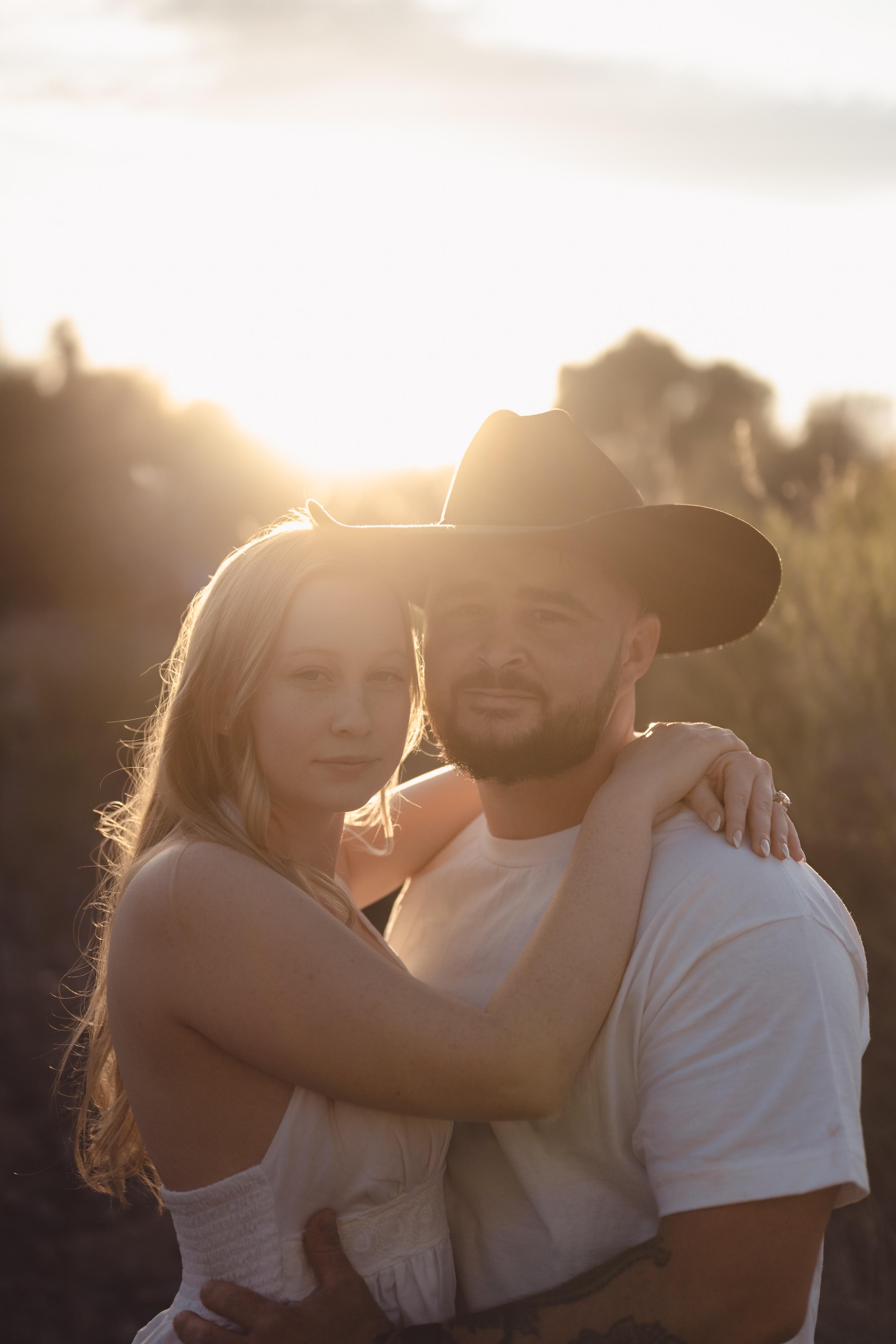 Kaitlyn & Daniel's Rio Verde River Engagement Session in Rio Verde, Arizona | Arizona Engagement Photographertle