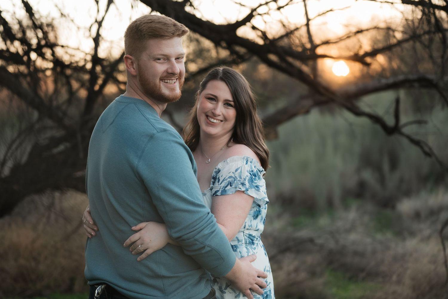 Capturing Love at Golden Hour: Krysta and Dagan's Enchanting Engagement Session