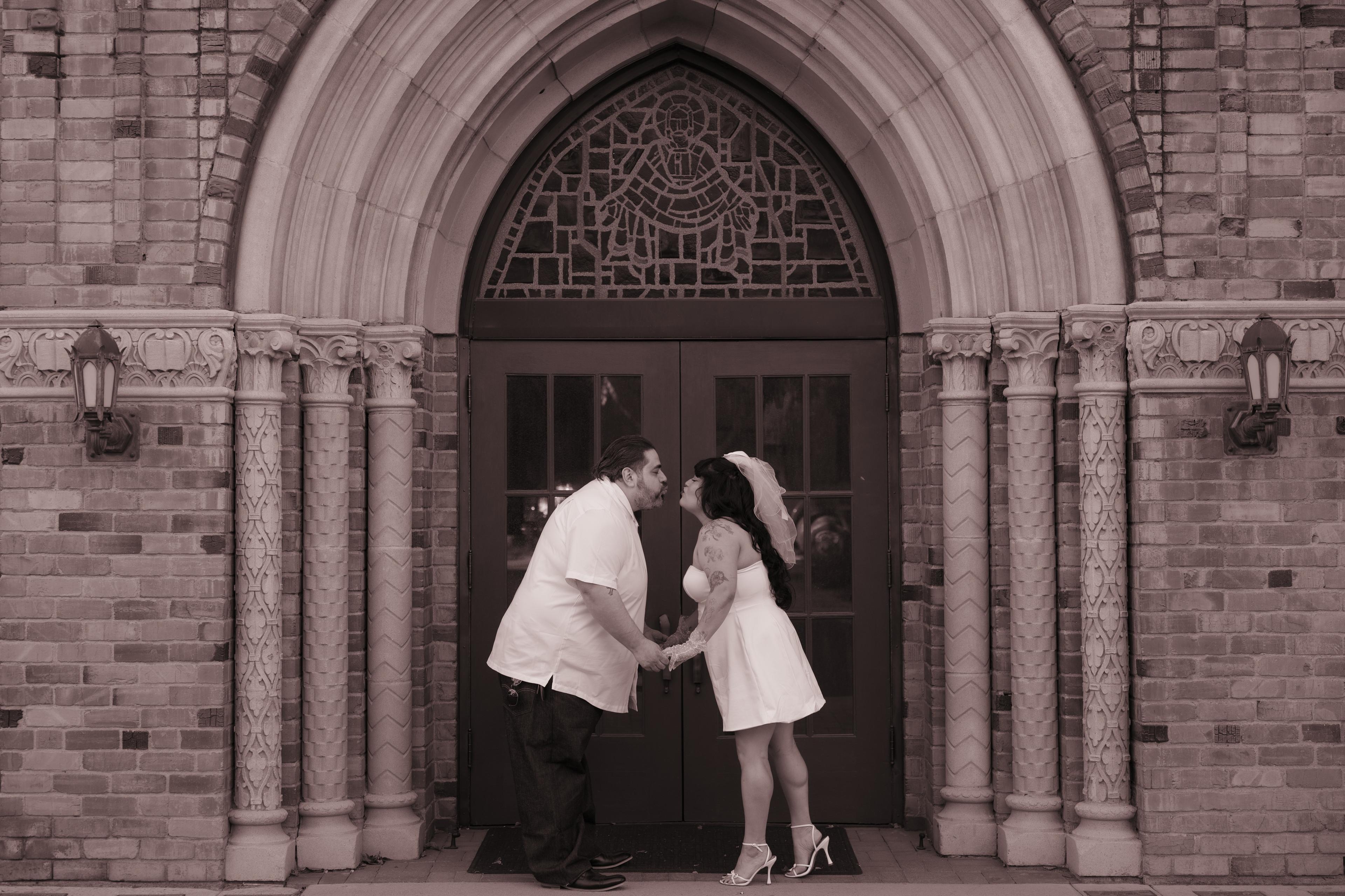 Golden Hour Magic: A Romantic Engagement Session in Historic Downtown Glendale, Arizona